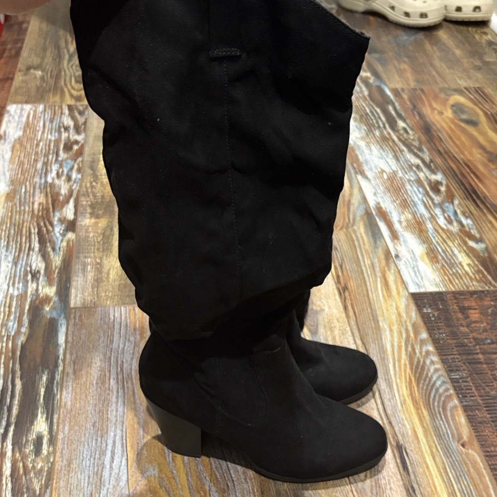 Rampage Women's Black Heeled Boots